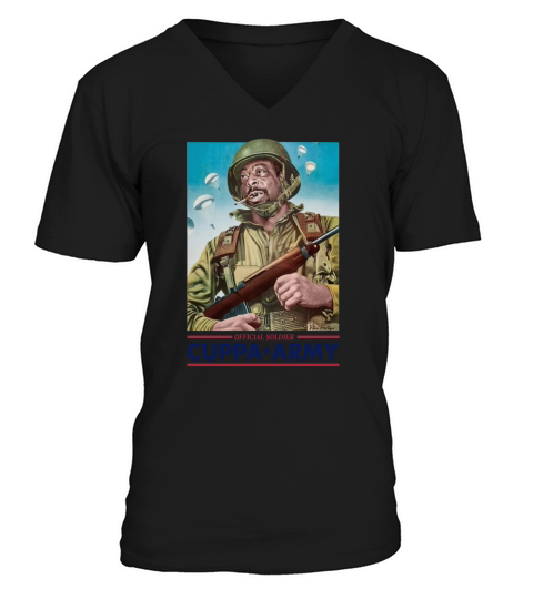 Cuppa Army Shirt V-Neck T-shirt