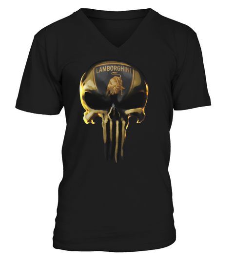 Lamborghini Skull V1 T-shirt, Hoodies and More V-Neck T-shirt