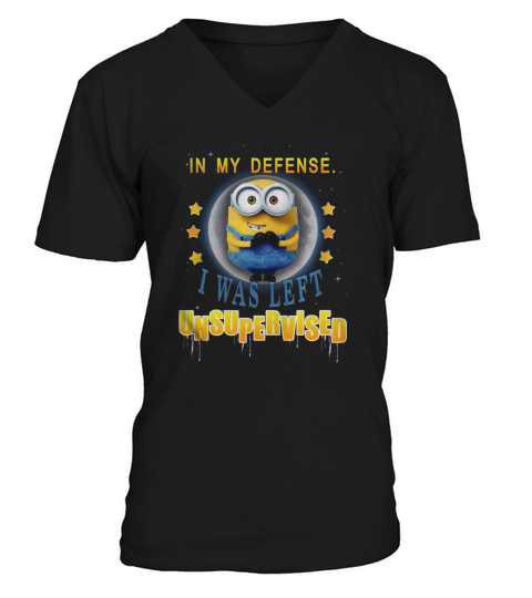Minions Unsupervised V-Neck T-shirt