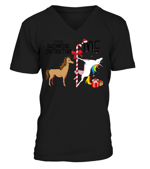 Swimming Instructor V-Neck T-shirt