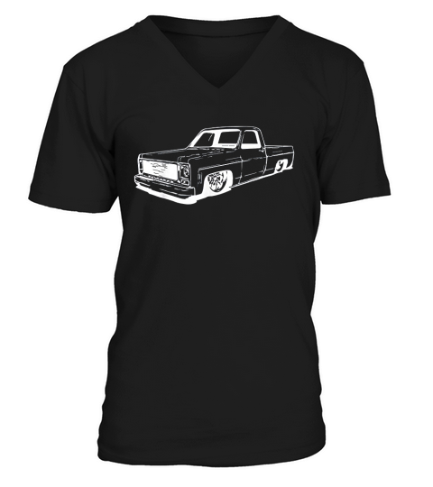 Vintage 73 87 Mini C10 Truck V-Neck T-shirt