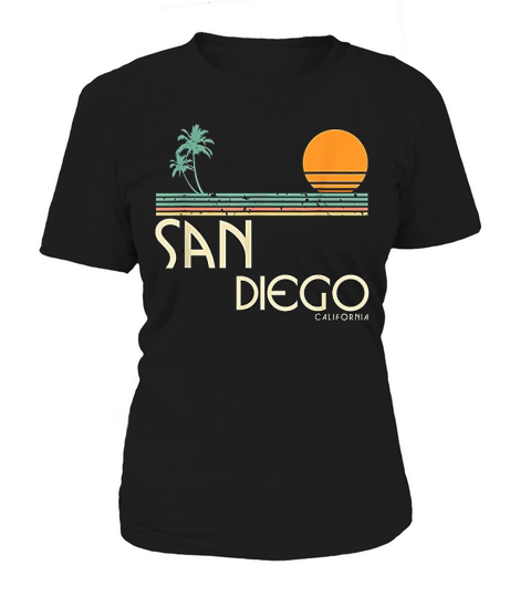 Vintage San Diego California Women's T-Shirt