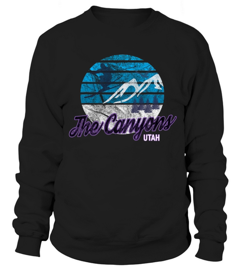 The Canyons Utah Usa Ski Resort Snowboarding T-shirt Sweatshirt Unisex