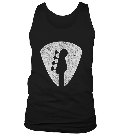 Bass Player Guitar Pick Tank Top Unisex
