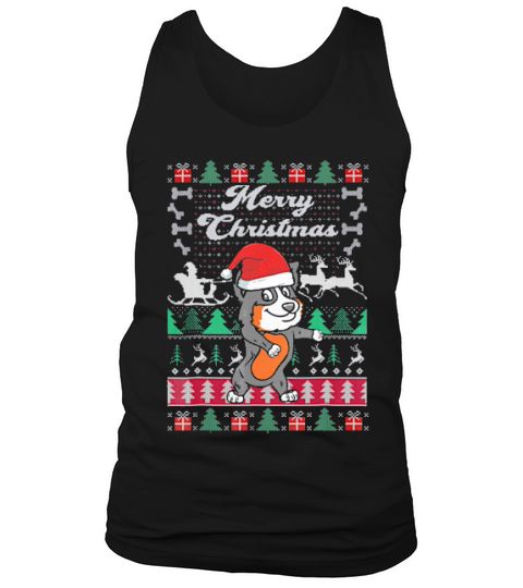Bernese Mountain Merry Christmas Ugly Xmas Dog Lovers Tank Top Unisex