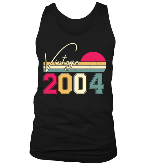 Birthday  Vintage Classic Born In 2004 Tank Top Unisex