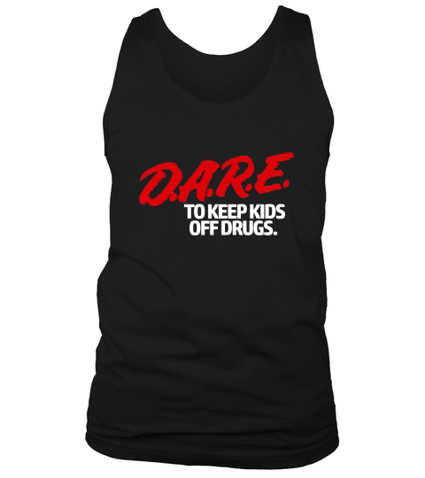 D.a.r.e. (Dare) Vintage 90s Logo - T Shirt Tank Top Unisex