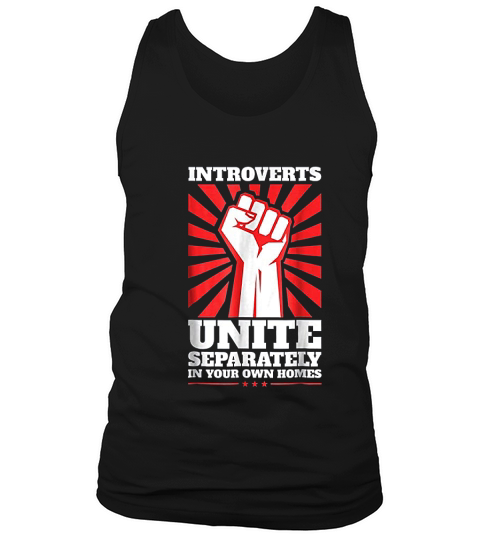 Introverts Unite Antisocial Introvert Tank Top Unisex