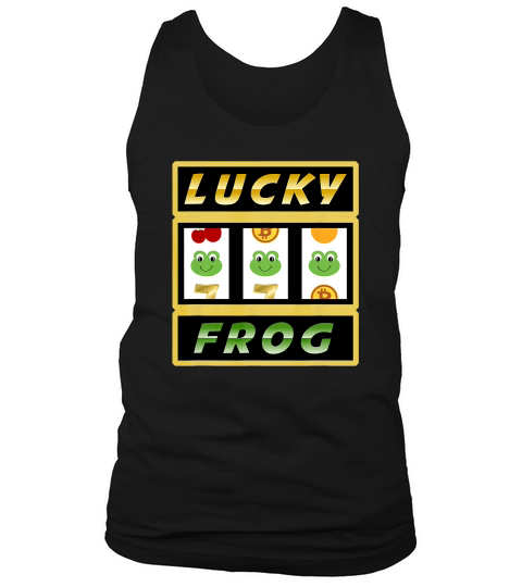 Lucky Frog Las Vegas Slot Machine Good Luck Gift T-shirt Tank Top Unisex