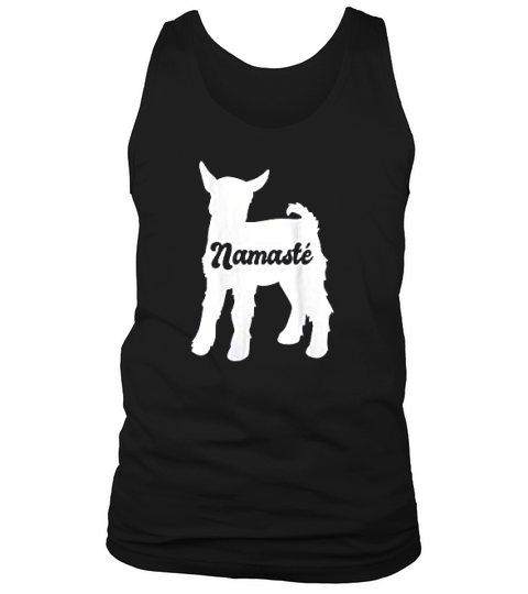 Namaste Cute Goat Yoga Tank Top Unisex