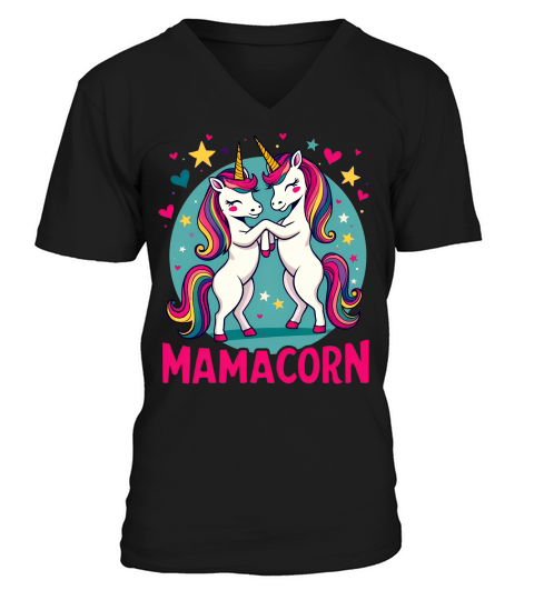 Mamacorn V-Neck T-shirt