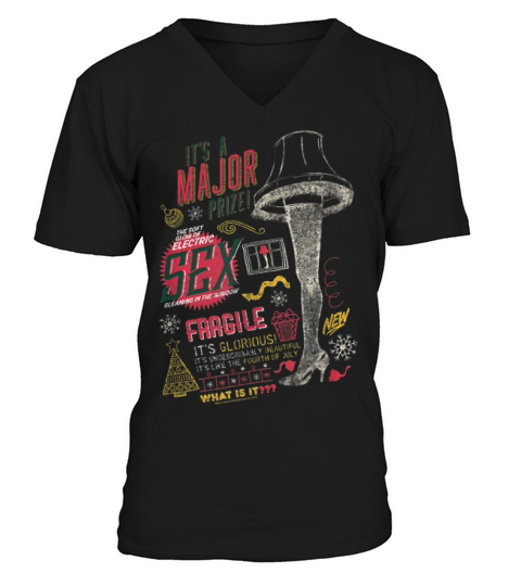 Nice A Christmas Story It’s A Major Prize V-Neck T-shirt