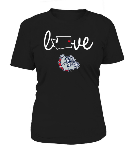 Gonzaga Bulldogs State Love  Apparel Women's T-Shirt