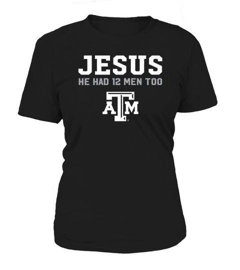 Texas Am Aggies Jesus 12th Man  Apparel Women's T-Shirt