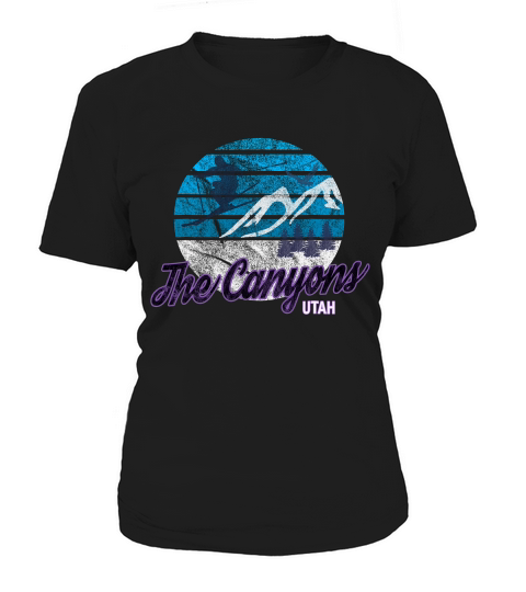 The Canyons Utah Usa Ski Resort Snowboarding T-shirt Women's T-Shirt