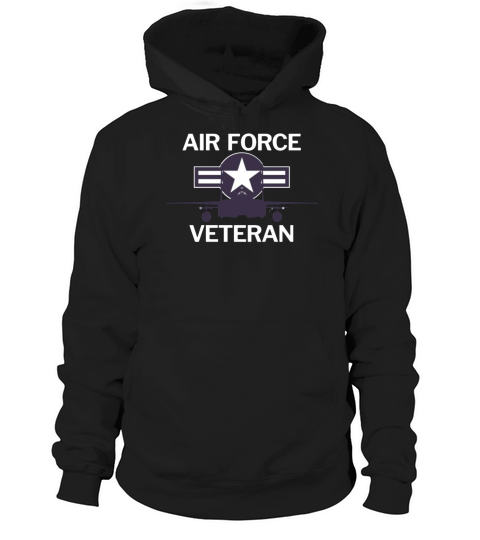 air force veteran with vintage roundel and jet Hoodie Unisex