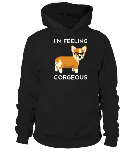 Funny Corgi Shirt Lover Cute Dog Gift Corgeous Rescue Puppy Hoodie Unisex