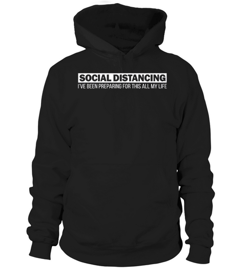 Social Distancing Introvert Antisocial Quote Cute Hoodie Unisex