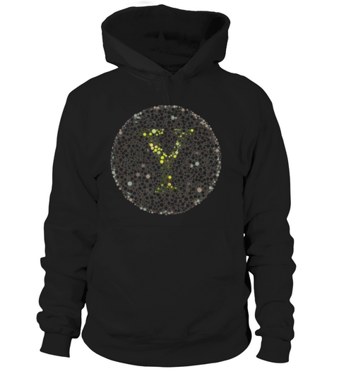 Y Ishihara Test colorblind Hoodie Unisex