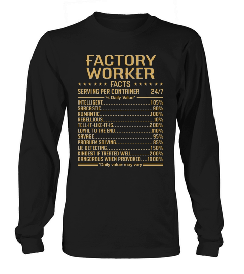 Factory Worker Long sleeved Unisex