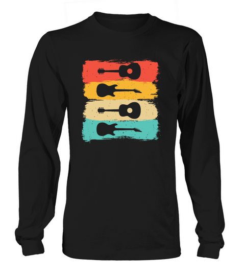 Music Design Vintage Musician Long sleeved Unisex