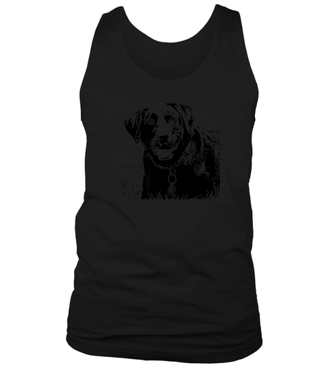 Black Lab Love Dog Tee Shirt Tank Top Unisex