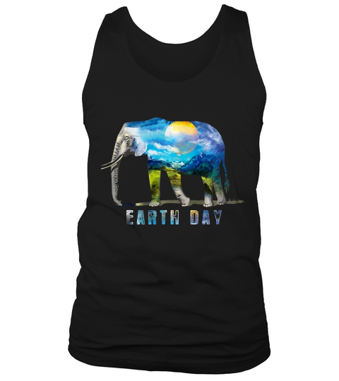 Elephant Earth Day T-shirt Elephant Lover Gift Shirt Tank Top Unisex