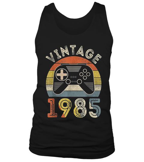 Happy 36 Birthday 36 Years Old Vintage 1985 Birthday Tank Top Unisex