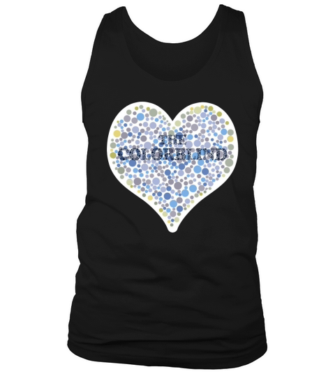 I love the colorblind retro Tank Top Unisex