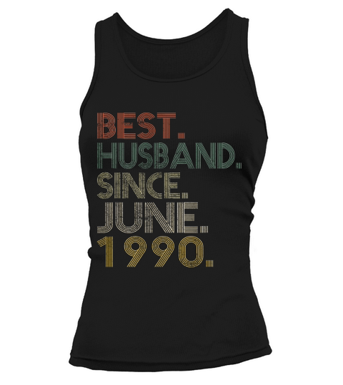 29th Wedding Anniversary Gifts Husband Since June 1990 Tee Tank top Woman