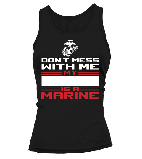My Daddy Is A Marine, Custom Design Template Tank top Woman