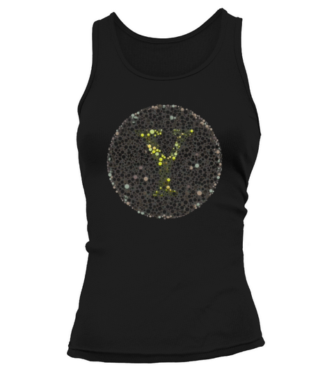 Y Ishihara Test colorblind Tank top Woman
