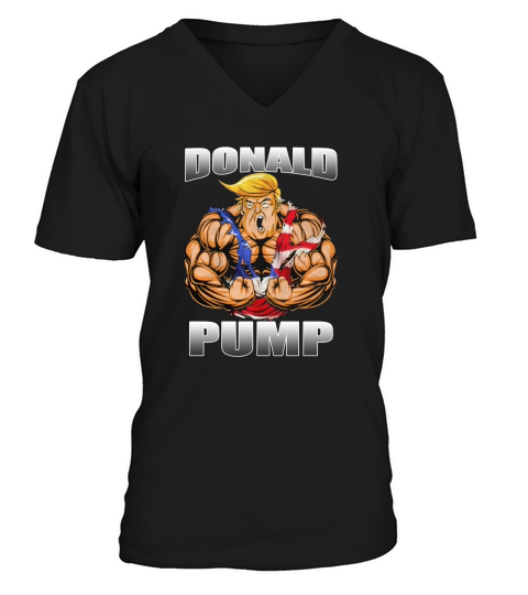 Donald Pump Shirt V-Neck T-shirt