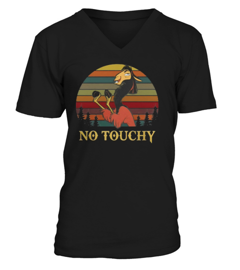 Kuzco Llama No Touchy Vintage Shirt V-Neck T-shirt