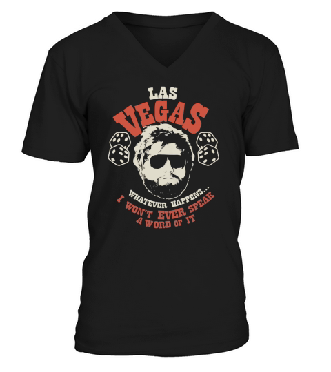 The Hangover - Alan Vegas Whatever Happens V-Neck T-shirt