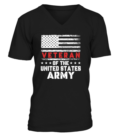 veteran of the united states army V-Neck T-shirt