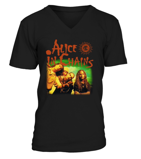 Vintage Dirt Alice In Chains T-Shirt V-Neck T-shirt
