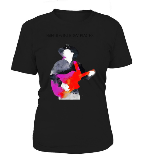 Friends In Low Places Garth Brooks Watercolor Paint Unisex Sweatshirt Women's T-Shirt
