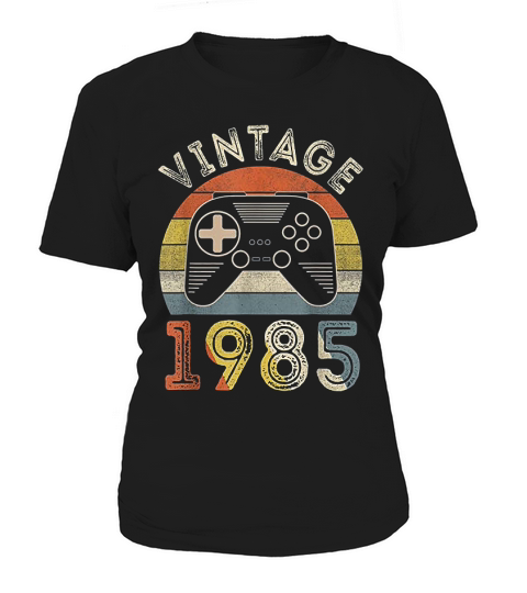 Happy 36 Birthday 36 Years Old Vintage 1985 Birthday Women's T-Shirt