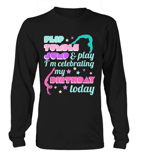 Cute Gymnastics Birthday Party Gift Long sleeved Unisex