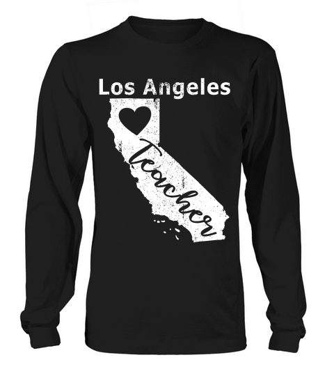 Los Angeles Teachers Red For Ed La California T-shirt Long sleeved Unisex