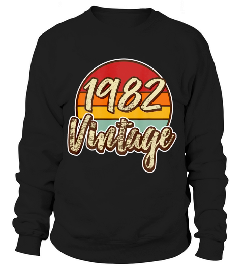 Classic Vintage 37th Birthday 37 Years Old 198 T-shirt Sweatshirt Unisex