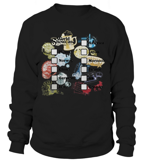 Drink Around the World-EPCOT Passport Shirt Sweatshirt Unisex