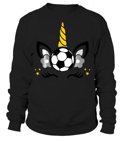 Unicorn Football Ball Cute Unicorn T Shirt For Girls Boys Sweatshirt Unisex