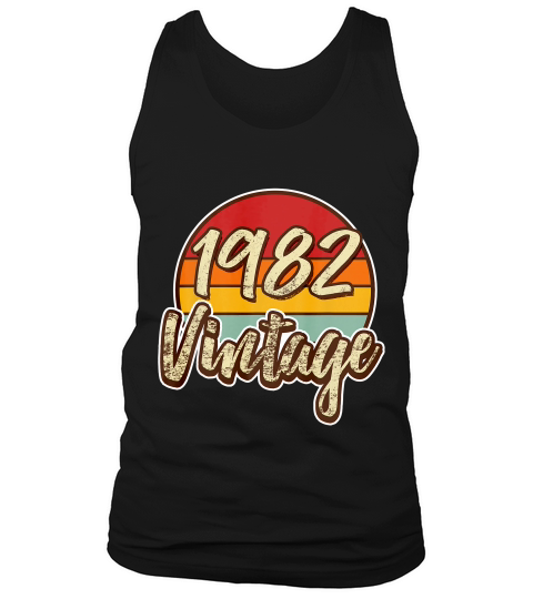 Classic Vintage 37th Birthday 37 Years Old 198 T-shirt Tank Top Unisex