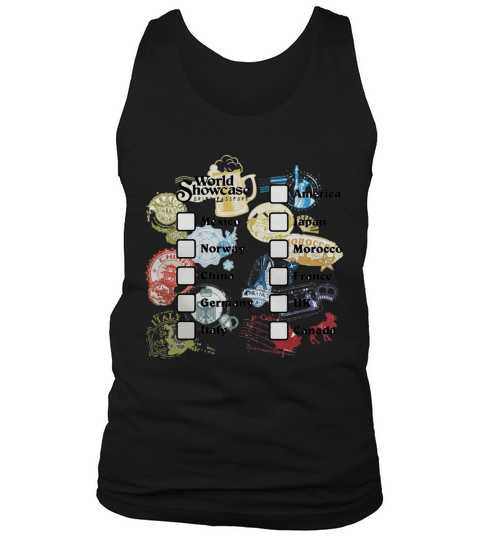 Drink Around the World-EPCOT Passport Shirt Tank Top Unisex