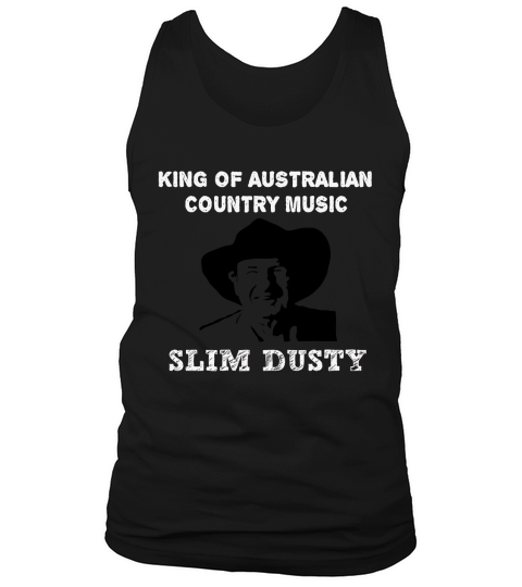 King Of Australian Country Music Slim Dusty Tank Top Unisex
