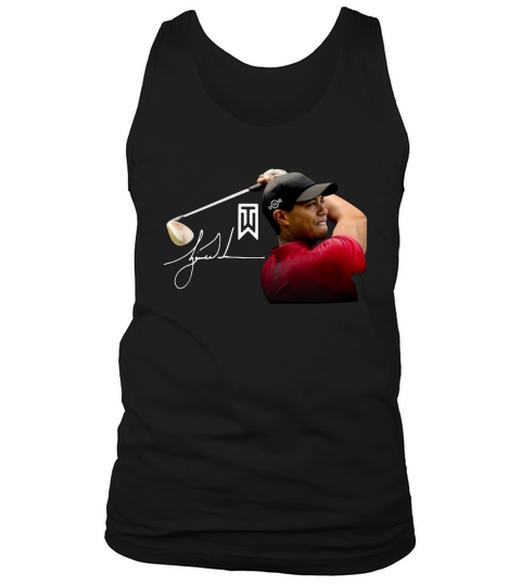 Tiger Woods golf player signature shirt Tank Top Unisex