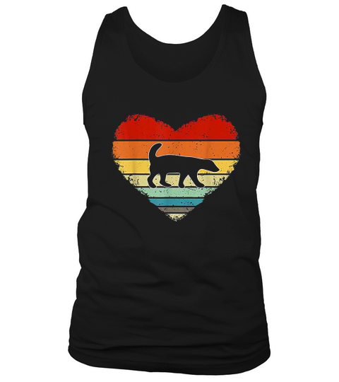 Vintage Heart Honey Badger Tank Top Unisex
