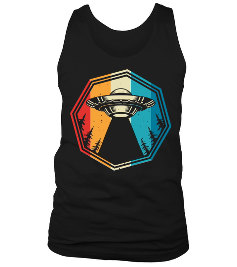 Vintage UFO Alien 06 Tank Top Unisex